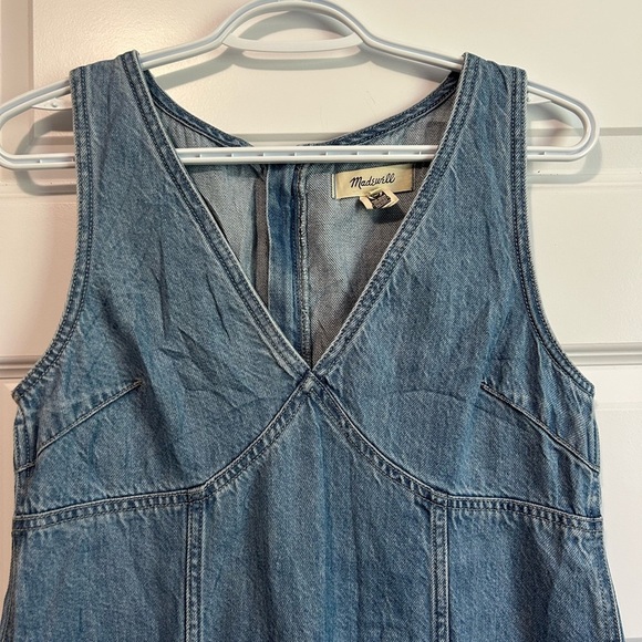 Madewell Ariana V-Neck Mini Dress - Picture 2 of 12